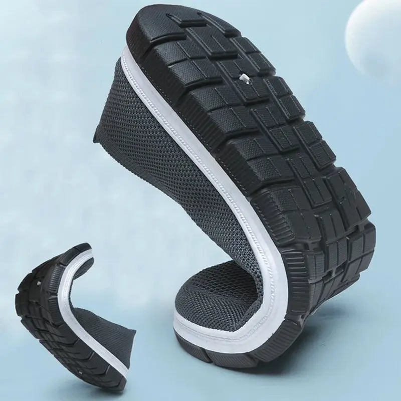 Breathable mesh casual slip-on shoes cetaut