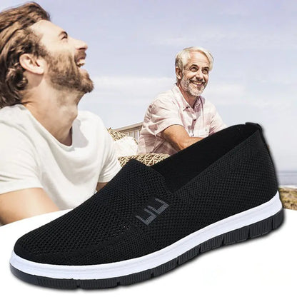 Breathable mesh casual slip-on shoes cetaut