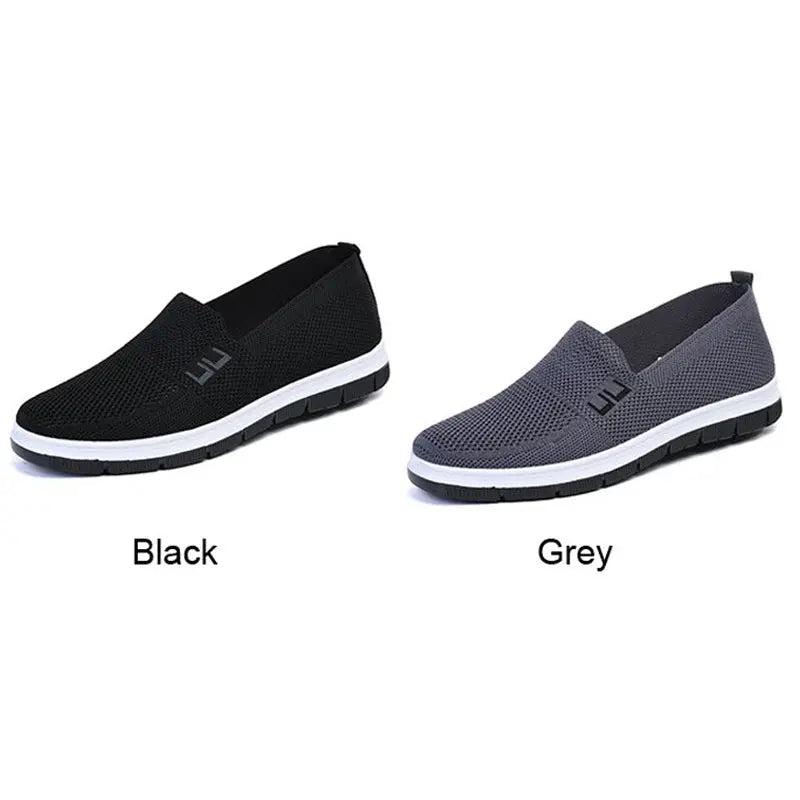 Breathable mesh casual slip-on shoes cetaut