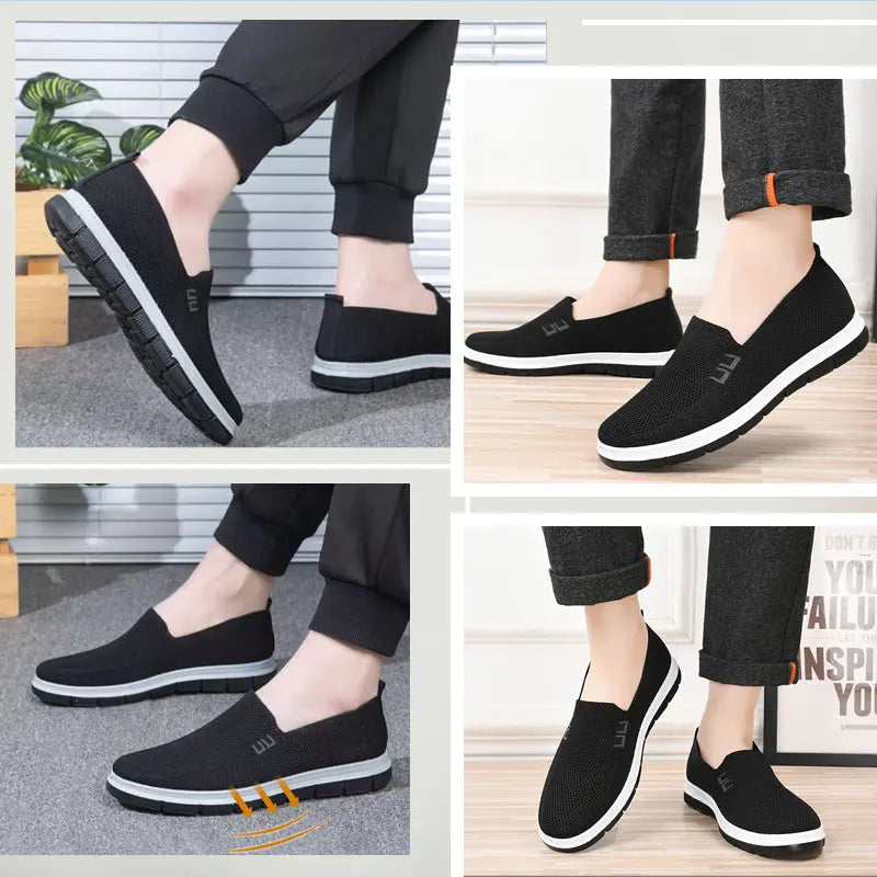 Breathable mesh casual slip-on shoes cetaut
