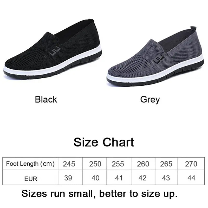 Breathable mesh casual slip-on shoes cetaut
