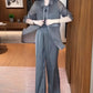 Damen 3-teiliger Set: Hemdjacke, Tanktop und Hose cetaut