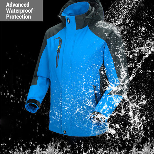 👔😎Herren-Performance-Outdoor-Jacke – Winddicht, wasserdicht & atmungsaktiv🔥