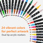🔥Heißer Verkauf 50 % RABATT🎁Dual-Tip Glitter Marker Pen