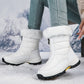 🔥🚀Kostenloser Versand💝👢Rutschfeste, warme Schneestiefel mit Reißverschluss für Damen✨