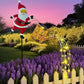 🎅🌲Solarbetriebene Gartenleuchte mit Weihnachtsmannmotiv🎁