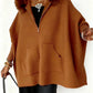 ⏳Limitiertes 50 % Rabatt⏰Damenjacke mit Pelzkragen in Uni-Farbe🧥