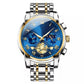 Luxusdesign Dodecagon Quartz Watch Neues multifunktionales Männer -Armbanduhr